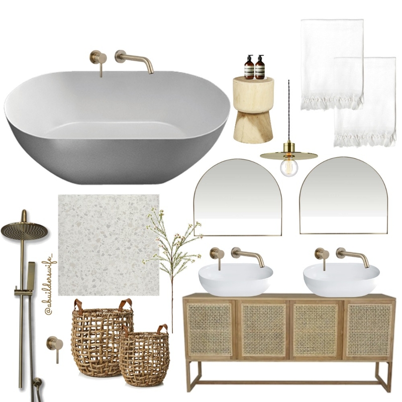 Ensuite Mood Board by A Builders Wife on Style Sourcebook