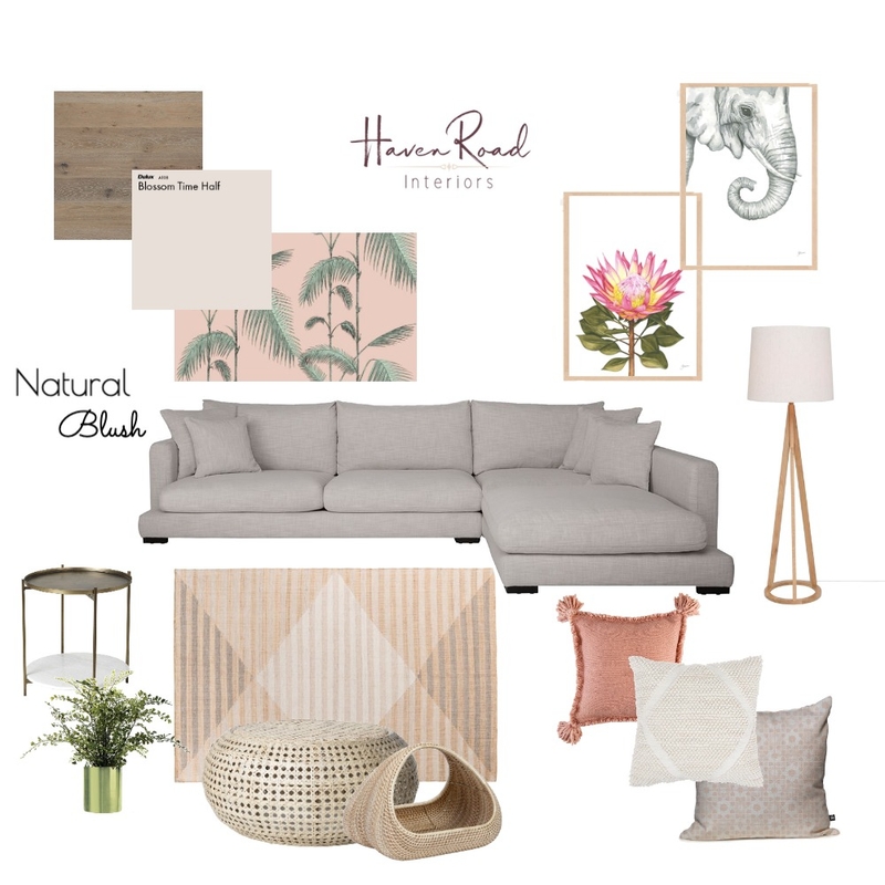 Blush + Natural Mood Board by breerothman081915 on Style Sourcebook