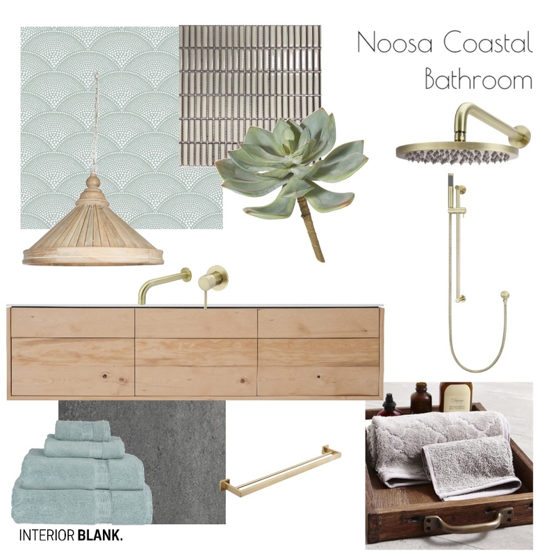 Noosa Coastal Bathroom Mood Board by Interior Blank on Style Sourcebook