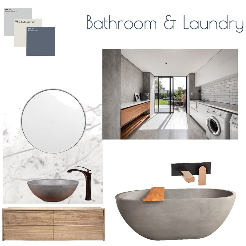Bathroom &amp; Laundry - City Cottage Mood Board by MODDEZIGN on Style Sourcebook