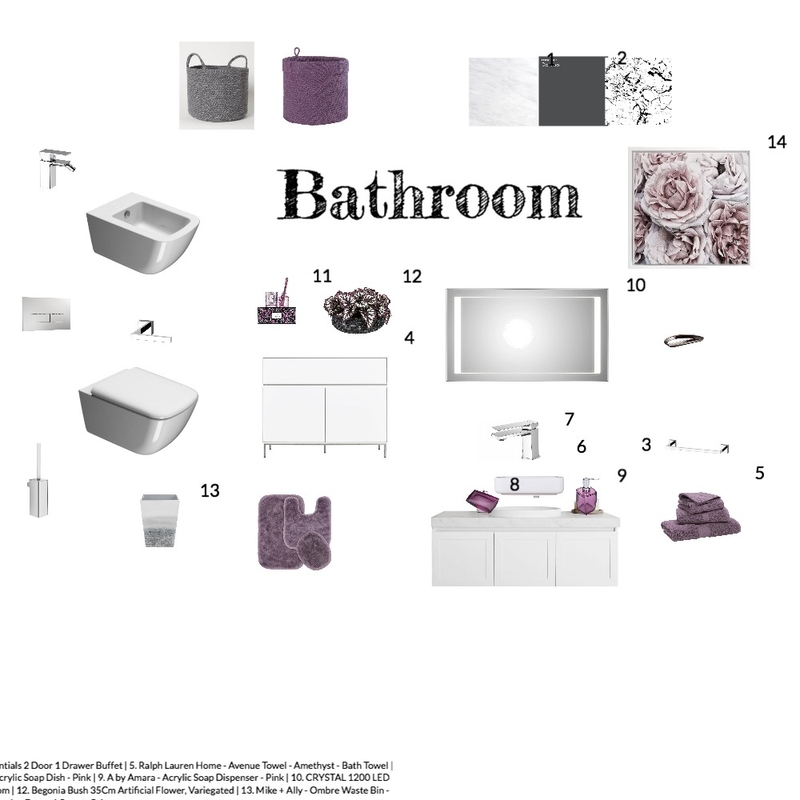 Bathroom Mood Board by dessypoursafar on Style Sourcebook