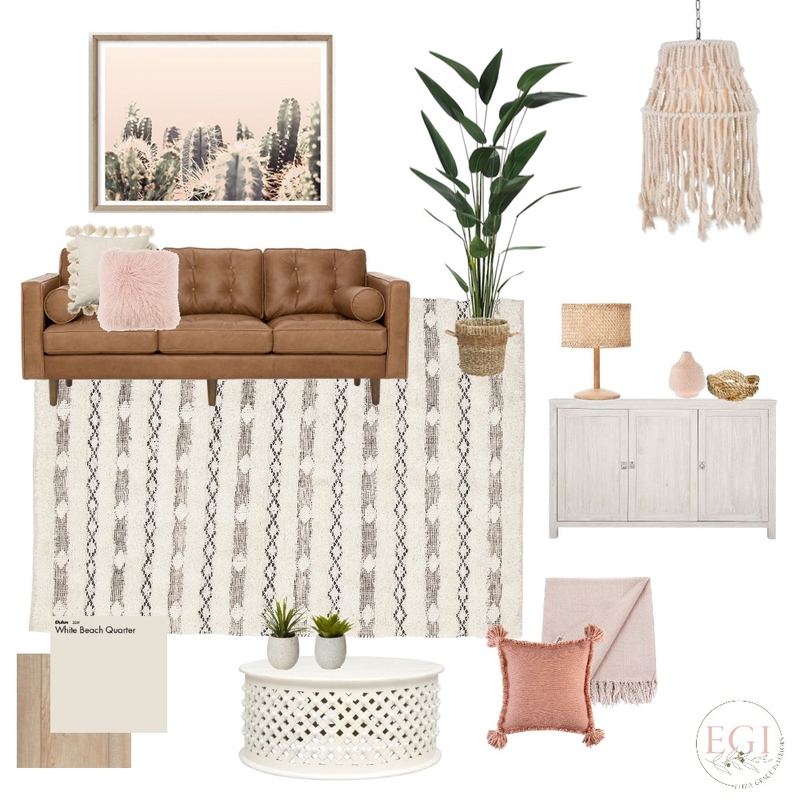 Casual Living Room Mood Board by Eliza Grace Interiors on Style Sourcebook