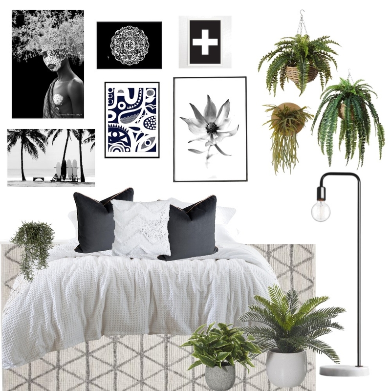 Mia's Black and White Mood Board by CoastalHomePaige on Style Sourcebook