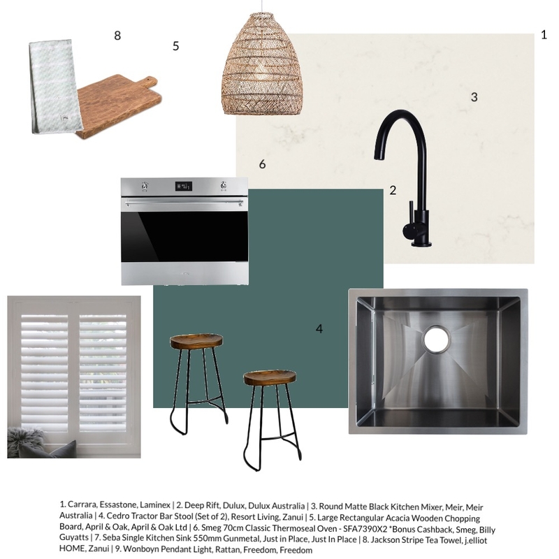 Kitchen Mood Board by Thehouseonbeachroad on Style Sourcebook