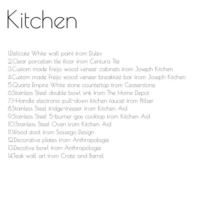 Kitchen description Mood Board by marilianunes on Style Sourcebook