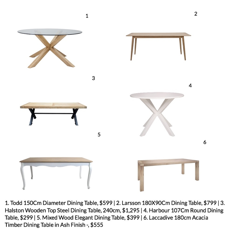 Dining tables Mood Board by Kelly on Style Sourcebook