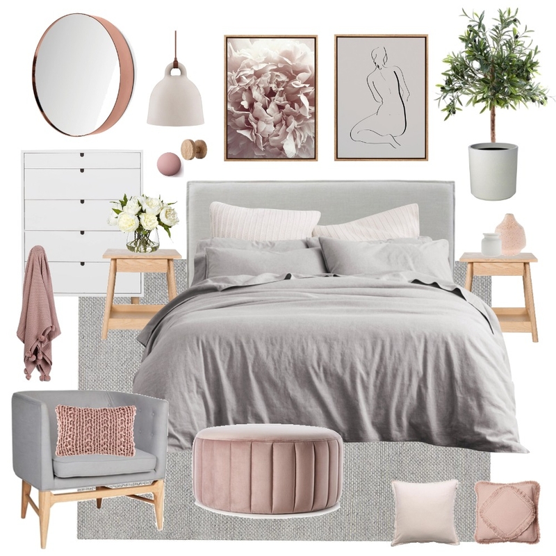 Scandi bedroom Mood Board by Thediydecorator on Style Sourcebook