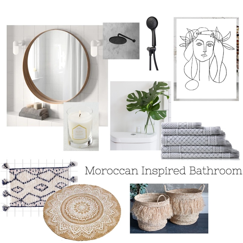 Moroccan Bathroom Mood Board by Jenyuen on Style Sourcebook