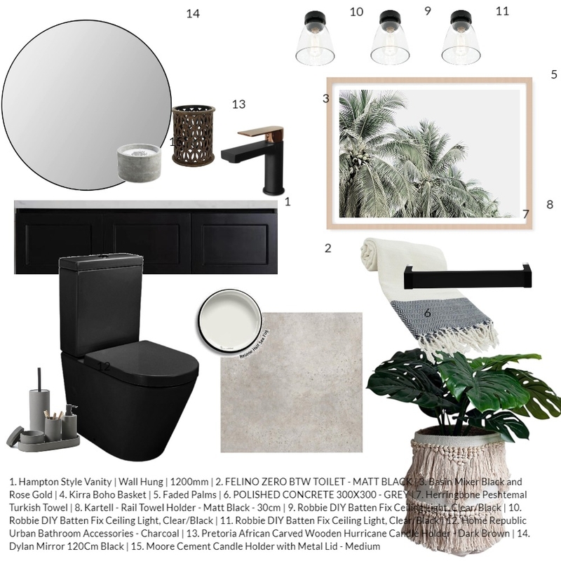 Bathroom. Mood Board by CooperandCo. on Style Sourcebook