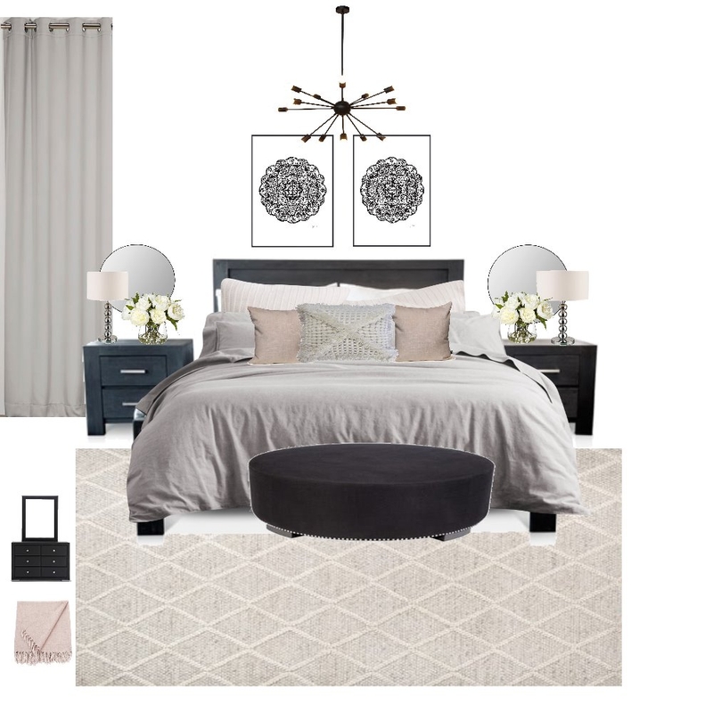 Black Bedroom set decor Mood Board by sarahmarqz on Style Sourcebook