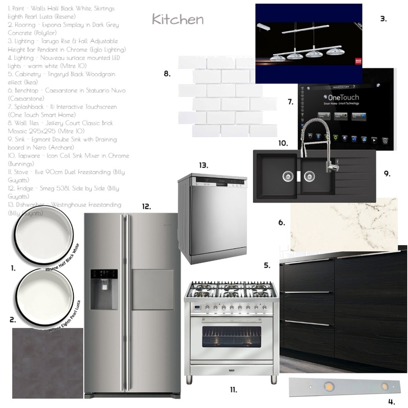 Kitchen Mood Board by MJG on Style Sourcebook