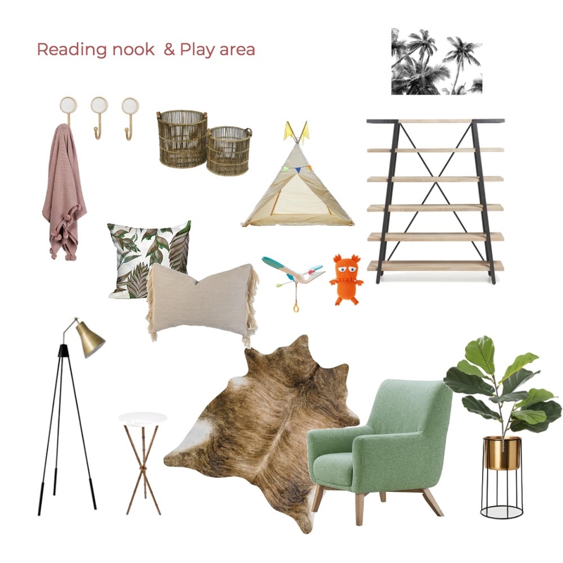 reading nook and play area Mood Board by tldesign on Style Sourcebook