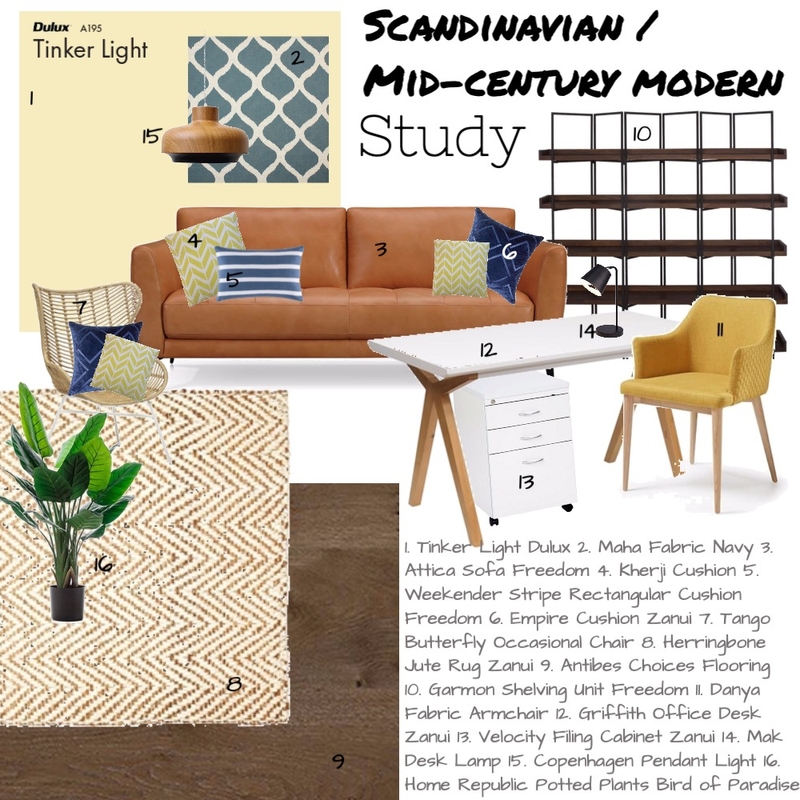 Study Mood Board by KirstenDingemanse on Style Sourcebook