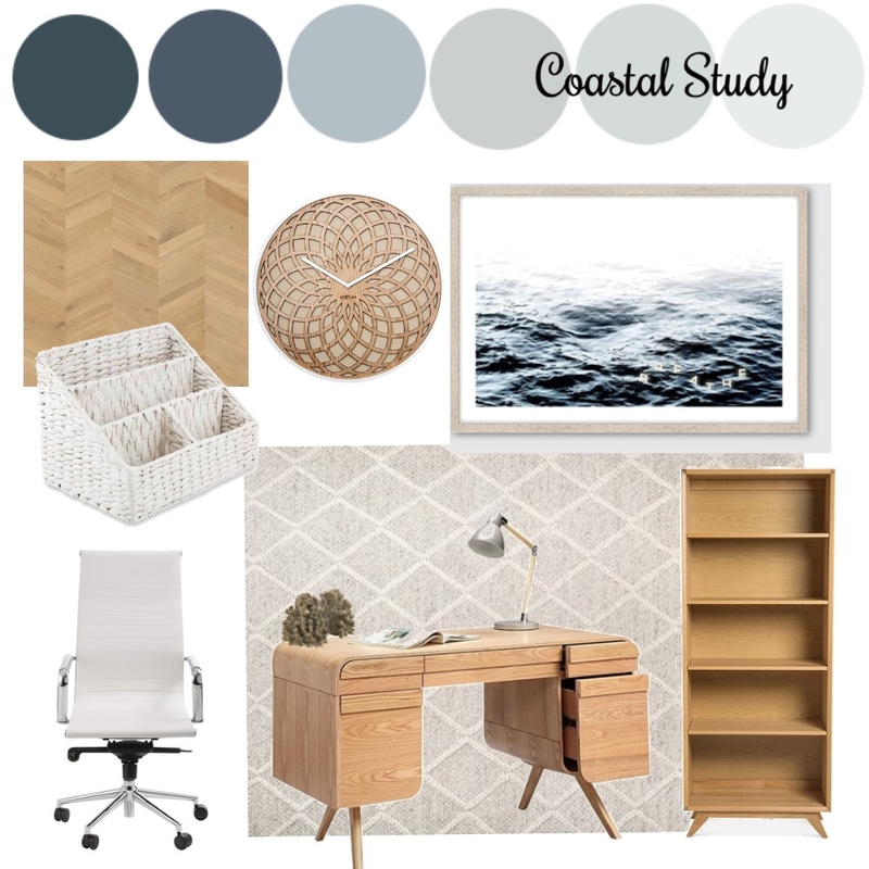 Coastal Study Mood Board by kristenw95 on Style Sourcebook