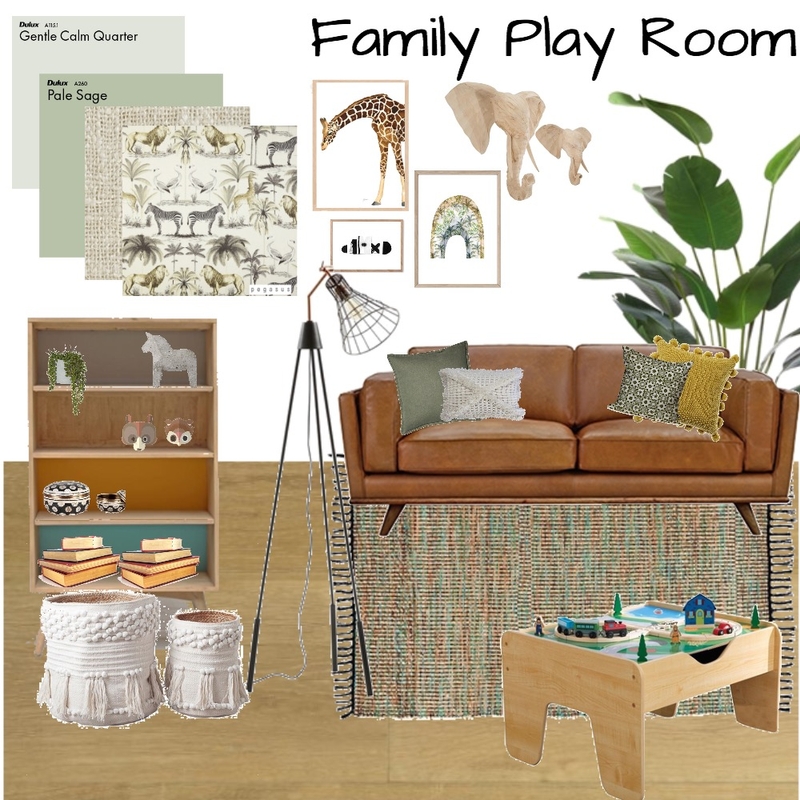 Family Play Room Mood Board by Emily Mills on Style Sourcebook