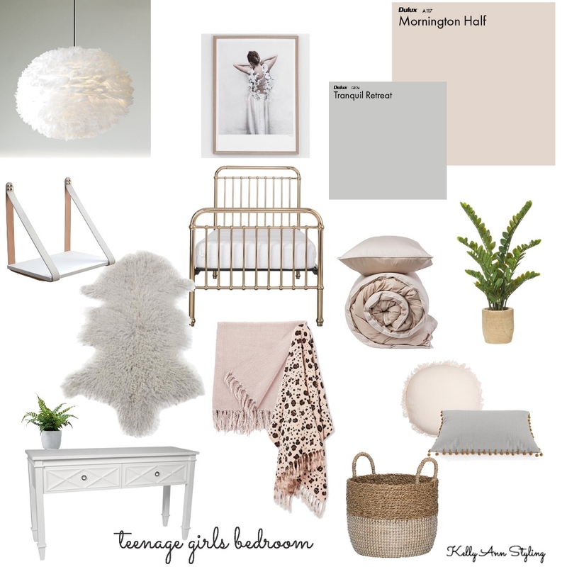 girls bedroom Mood Board by Kelly on Style Sourcebook