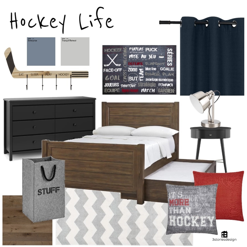 Hockey Life Mood Board by lksimpson on Style Sourcebook