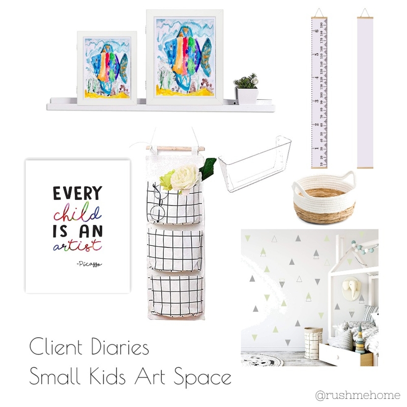 Kids Small Art Area Mood Board by rushmehome on Style Sourcebook