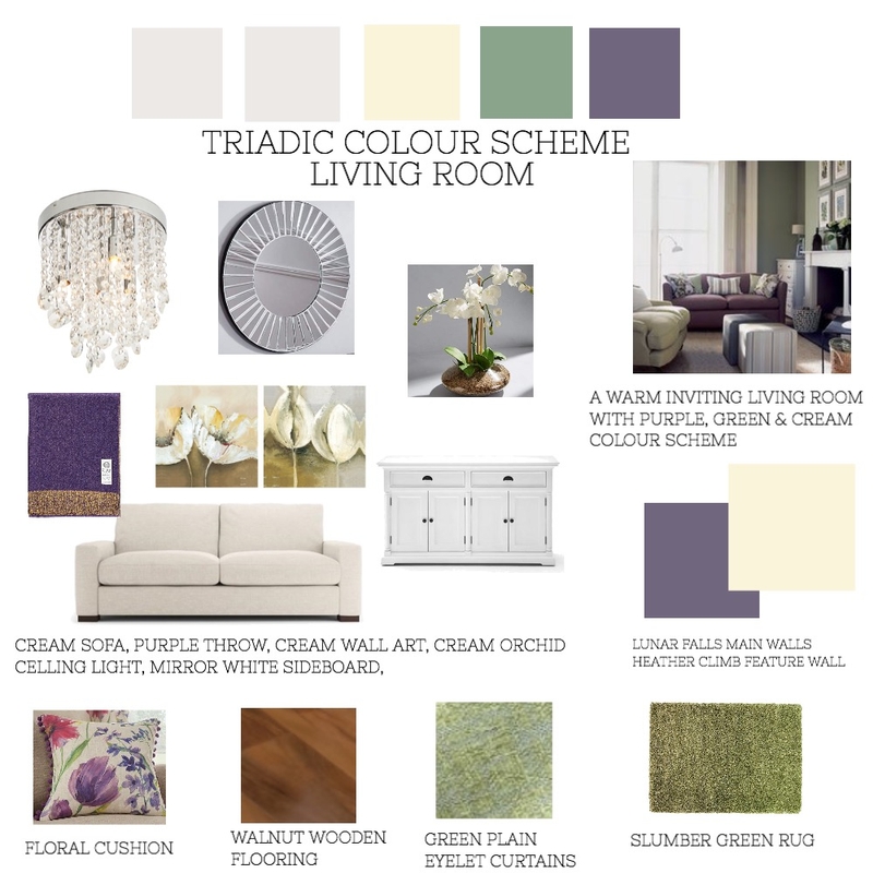 TRIADIC SCHEME LIVING ROOM Mood Board by Mariosa_Interiors on Style Sourcebook