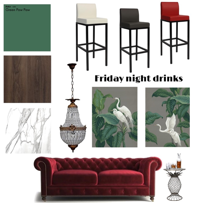 Friday night drinks Mood Board by PetrolBlueDesign on Style Sourcebook