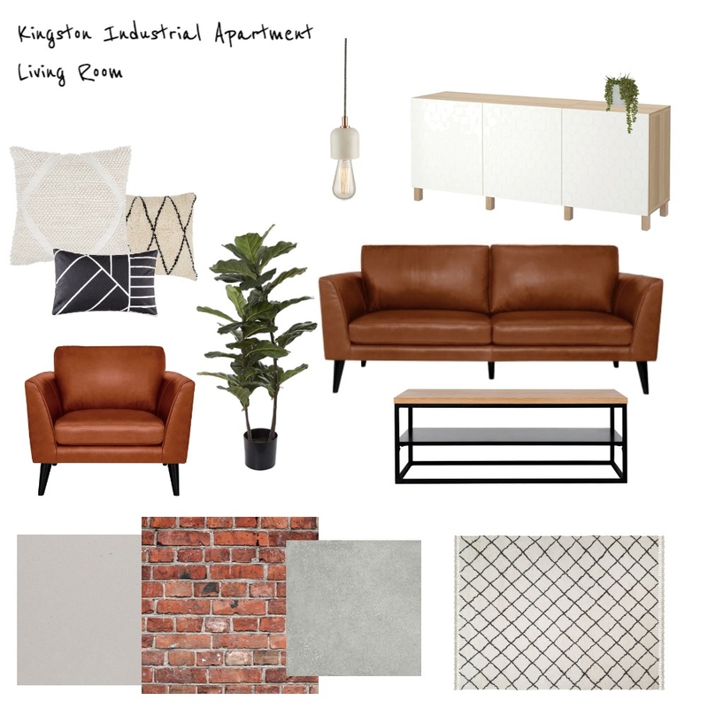 Kingston Industrial Apartment Mood Board by Cedar &amp; Snø Interiors on Style Sourcebook