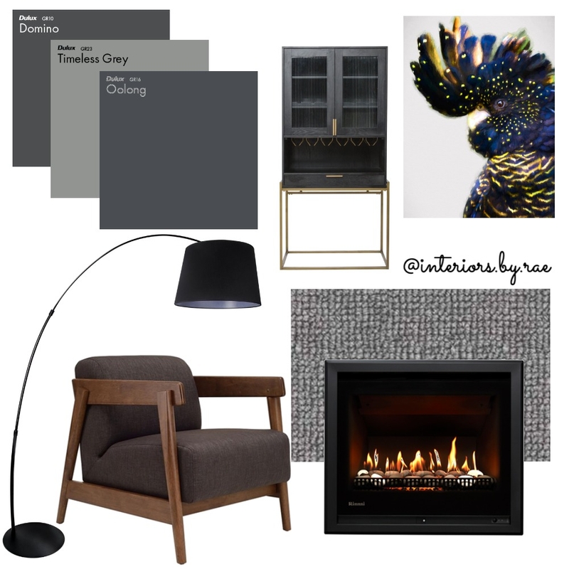 Moody Lounge Mood Board by interiorsbyrae on Style Sourcebook