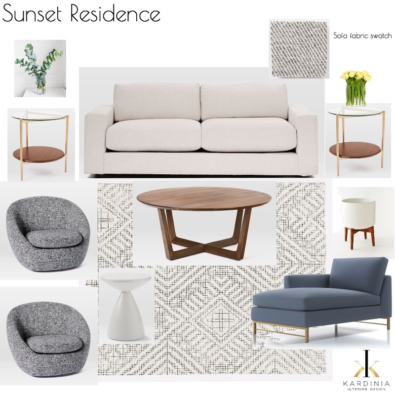 Sunset Residence - Living Room Mood Board by kardiniainteriordesign on Style Sourcebook