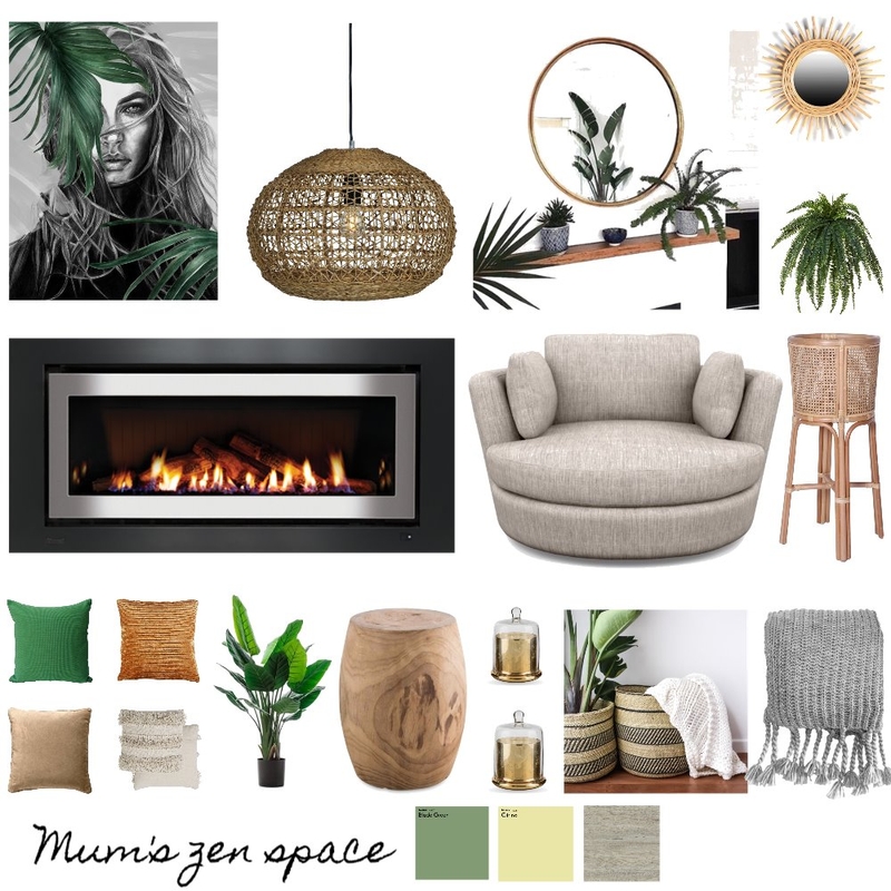 Mum's Zen space Mood Board by Natalie V on Style Sourcebook