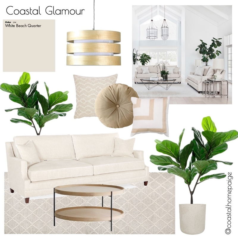 Coastal Glamour Mood Board by CoastalHomePaige on Style Sourcebook