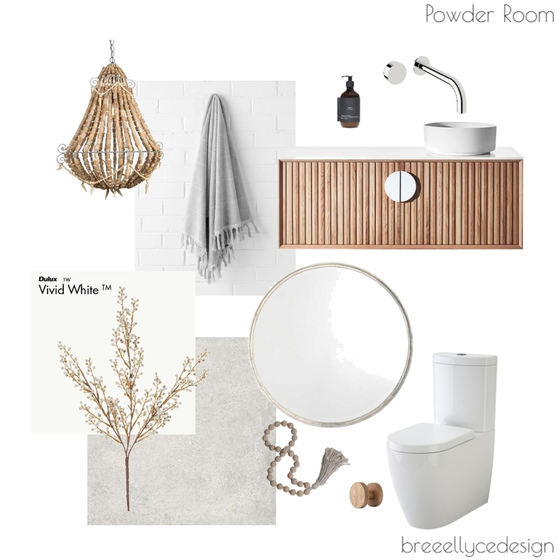 Powder Room Mood Board by Bree Gardiner Interiors on Style Sourcebook