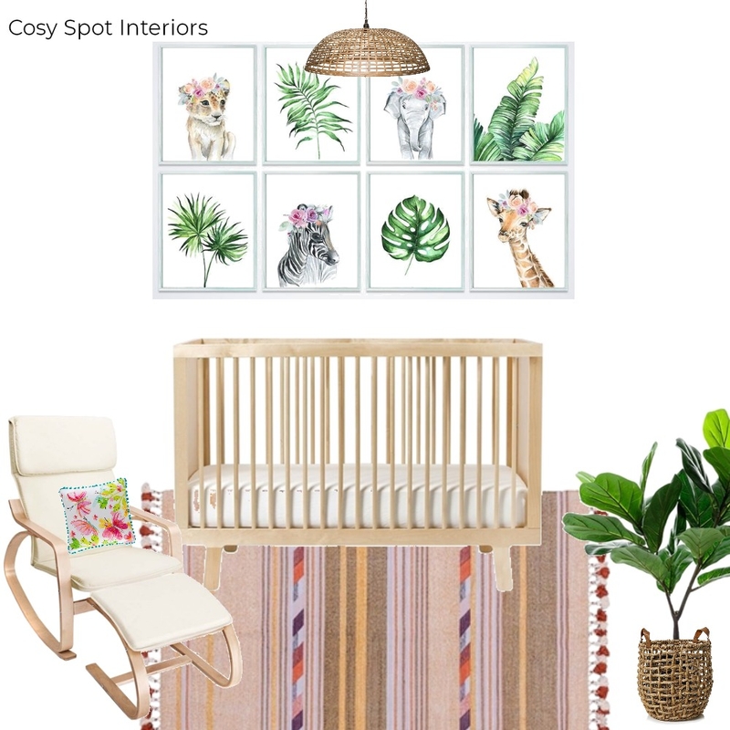 Tropical Girls Nursery Mood Board by CosySpotInteriors on Style Sourcebook