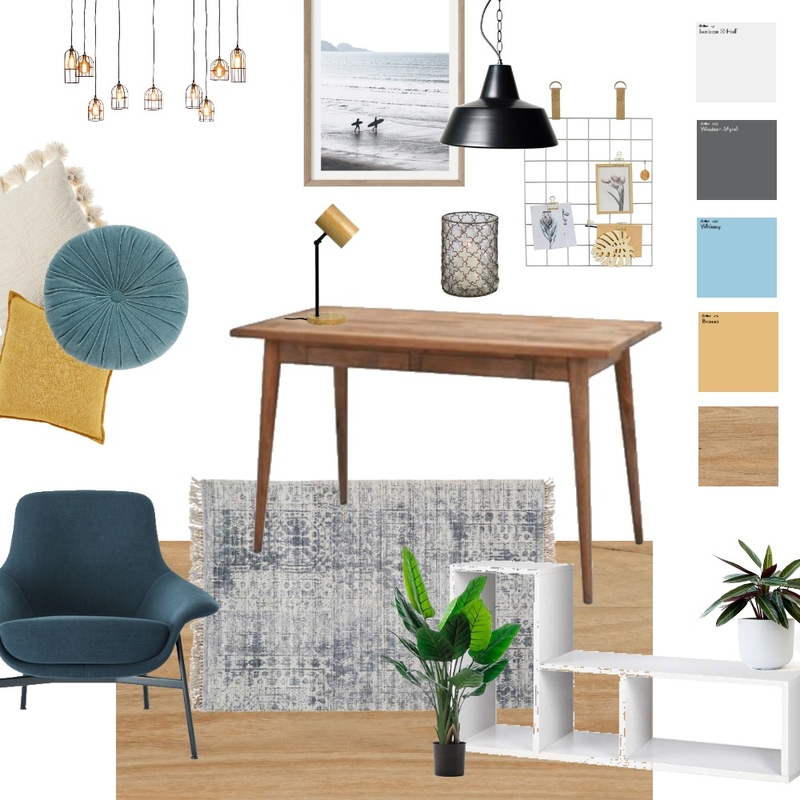 Muted Office Mood Board by cluttermutter on Style Sourcebook
