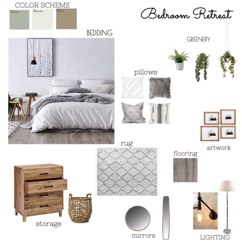 bedroom retreat Mood Board by undefined on Style Sourcebook