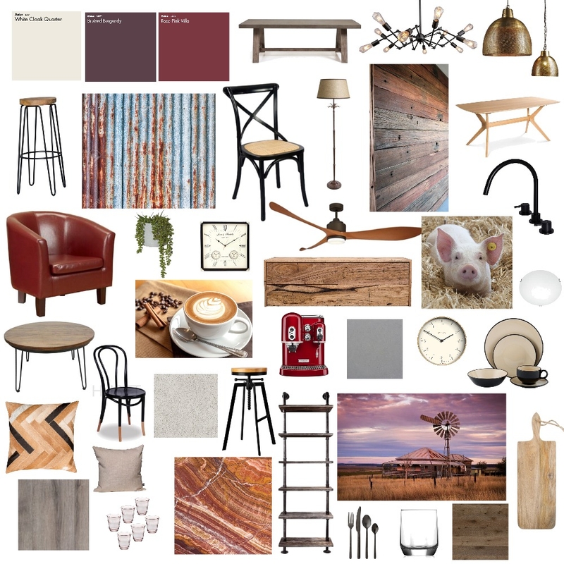 interior design cafe Mood Board by elysea on Style Sourcebook