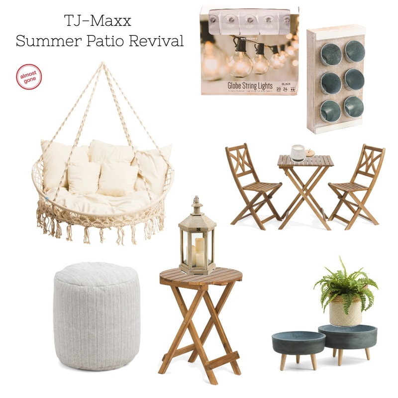 TJ Maxx Summer Patio Revival Mood Board by Agazzano on Style Sourcebook