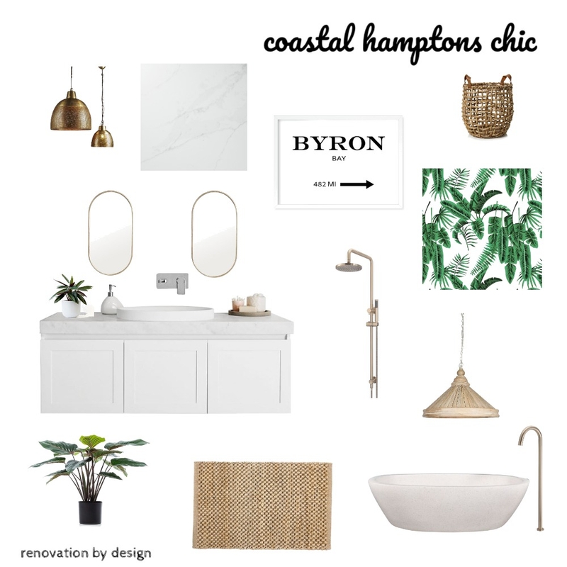 coastal hamptons chic Mood Board by Renovation by Design on Style Sourcebook