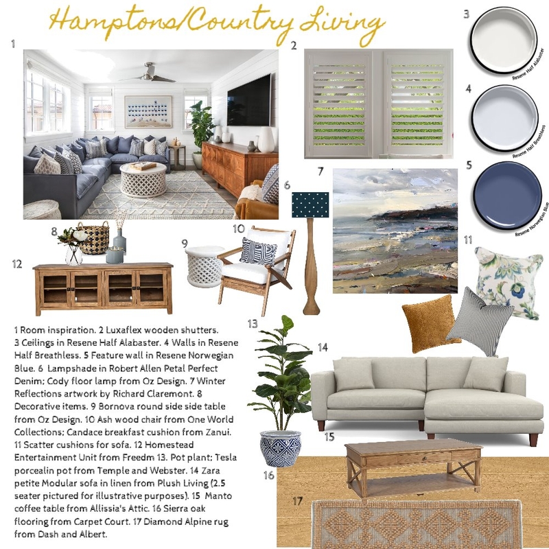 Living area Mood Board by Lisshayes on Style Sourcebook