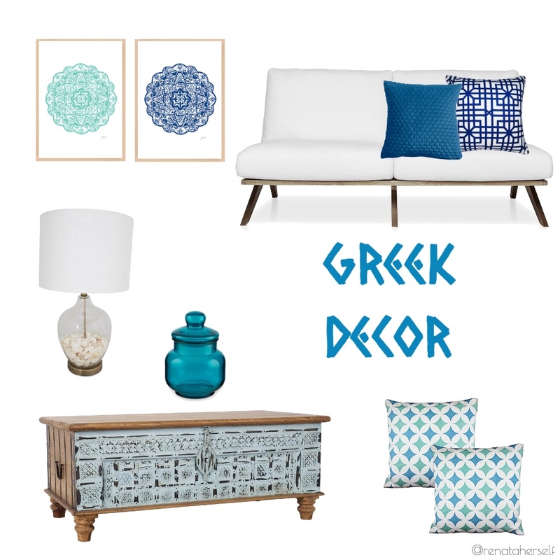 Greek decor Mood Board by Renata on Style Sourcebook