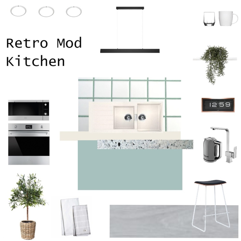Retro Mod Kitchen Mood Board by JoannaLee on Style Sourcebook