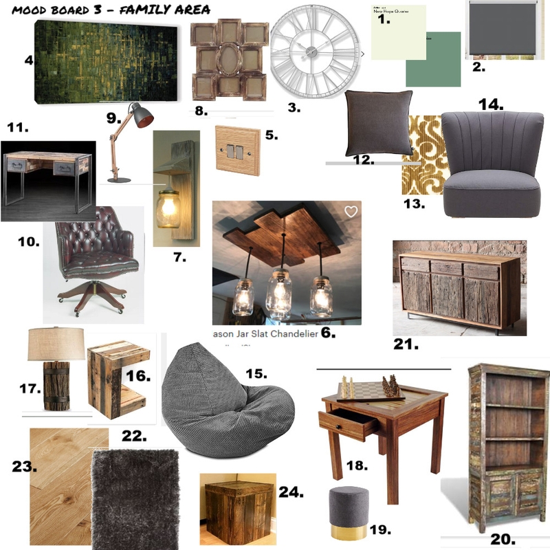 Mood Board 3 - Family Area Mood Board by Nicola.Nicholls on Style Sourcebook