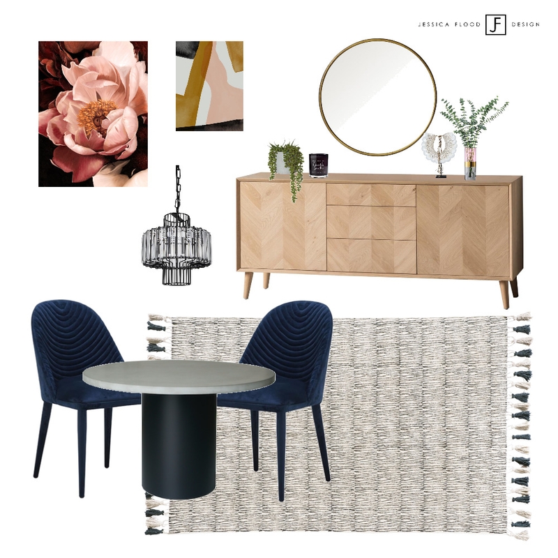 Transitional Luxe Dining Mood Board by JessicaFloodDesign on Style Sourcebook