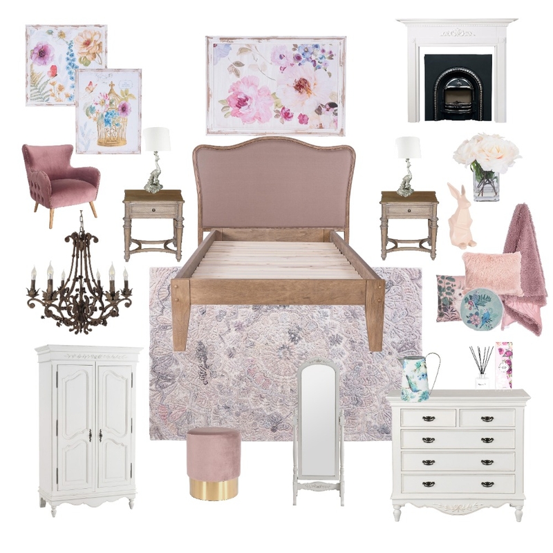 Bold and Glam Pink Mood Board by Eseri on Style Sourcebook