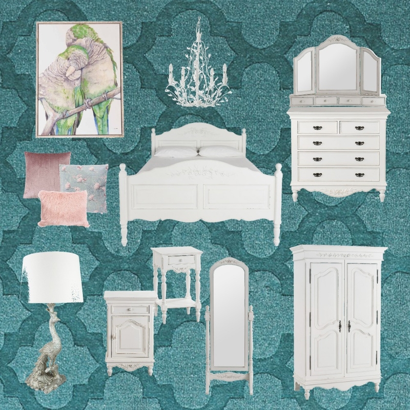 Bold and Glam Bird Mood Board by Eseri on Style Sourcebook