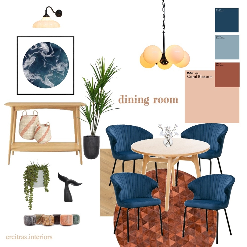 The Smith's Dining Room Mood Board by KUTATA Interior Styling on Style Sourcebook
