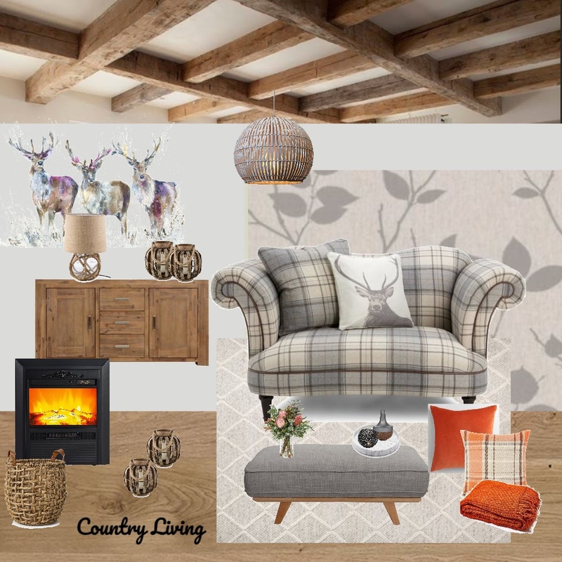 Country style Living room Mood Board by Gina on Style Sourcebook