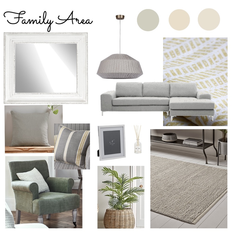Family Area Mood Board by rjthornton on Style Sourcebook