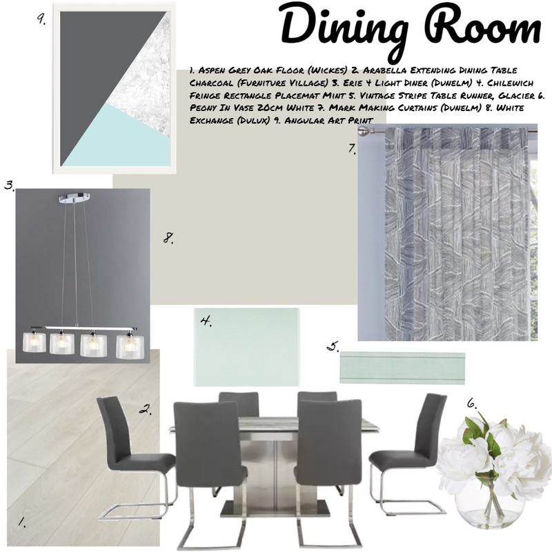 Dining Room Mood Board by shelleykingston on Style Sourcebook