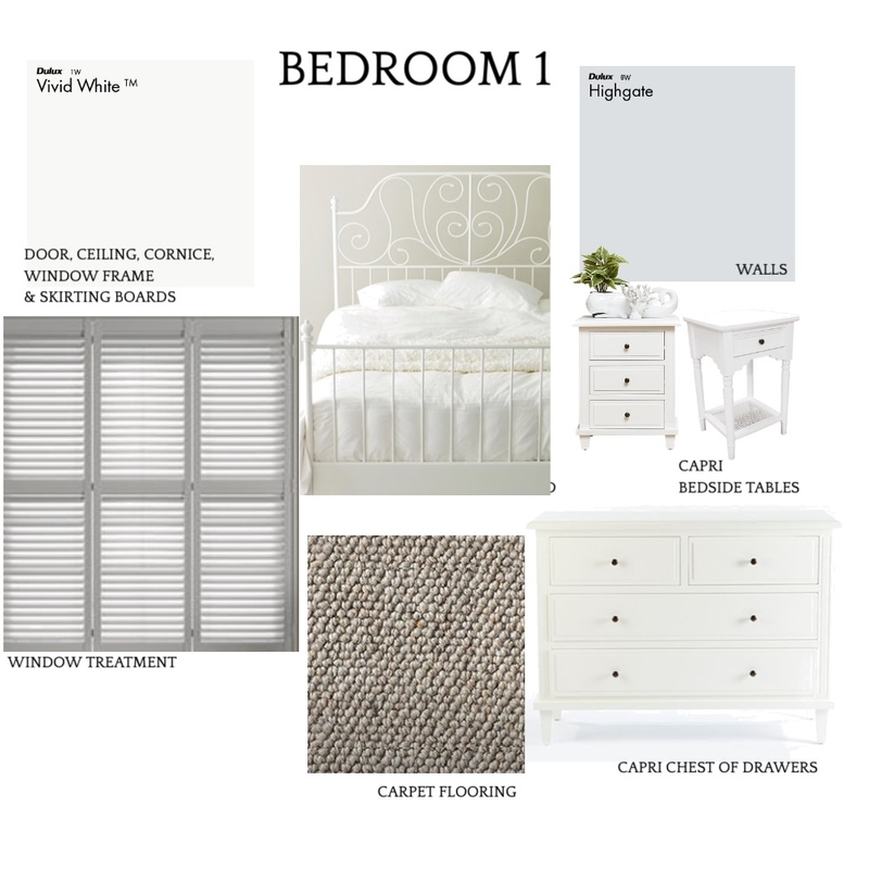 BEDROOM 1 Mood Board by nmateo on Style Sourcebook