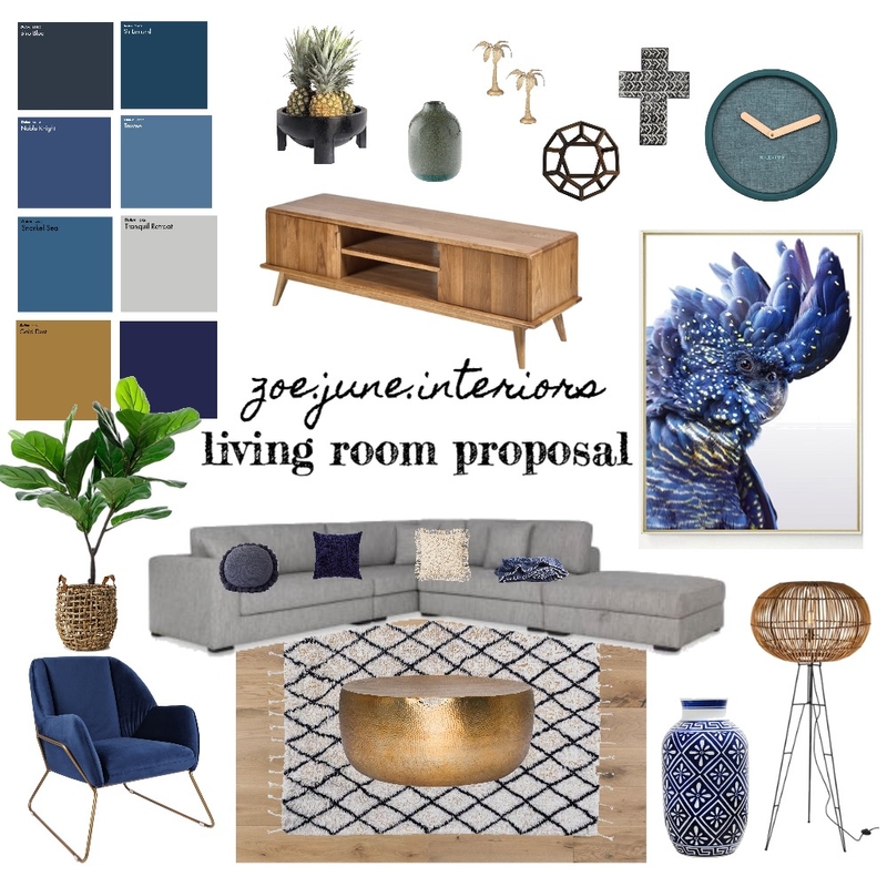 Living room proposal Mood Board by ZoeJune on Style Sourcebook