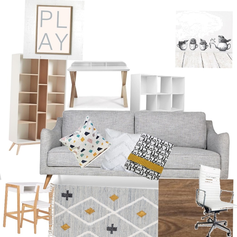 Office/playroom downstairs Mood Board by Beautiful Rooms By Me on Style Sourcebook